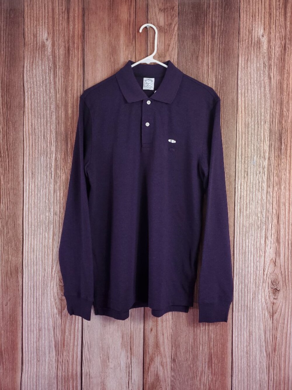 NWT Brooks Brothers Slim Fit Performance Polo Shirt Mens M Supima Cotton Purple